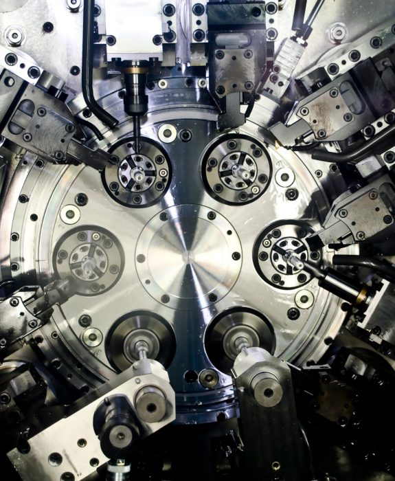 cnc machine tools in the work